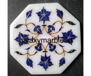 Lapislazuli stone inlay tile oct 4" TP-404